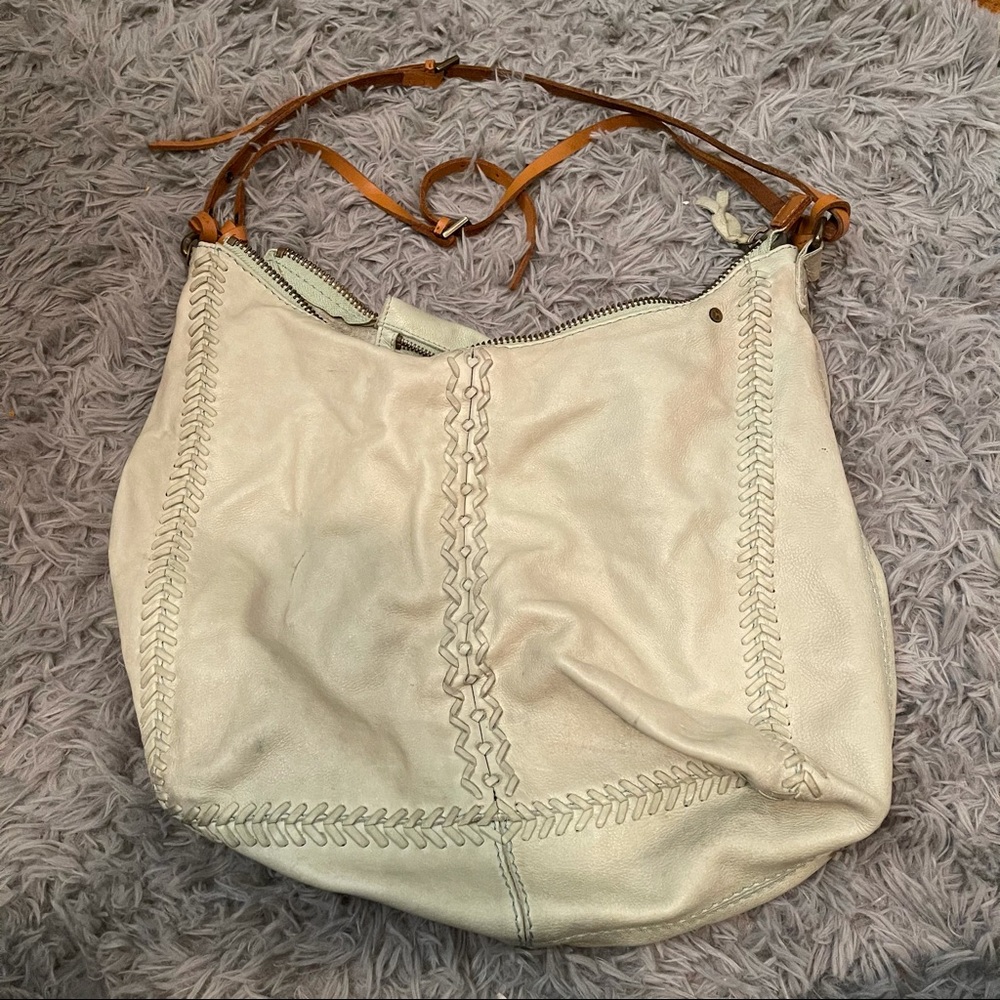 Anthropologie Holding Horses Mint Hobo Bag